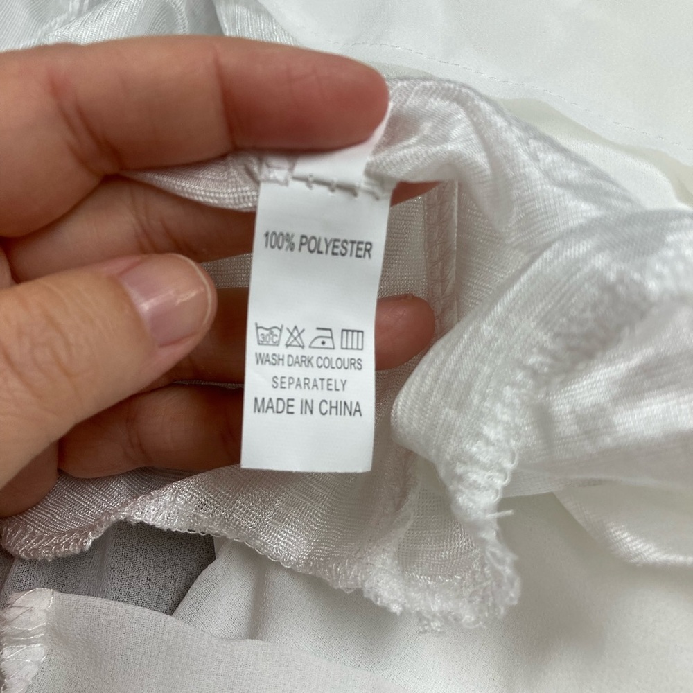 3X 4X White Maxi Dress coverup with lace Straps lace neckline NWOT cruise wear - Picture 4 of 7